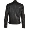 Geaca de Piele Barbati Mauritius Negru/Bej MMChesney - readytowear.ro