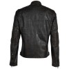 Geacă de piele bărbați Mauritius MMChesney negru bej Geacă de piele naturală bărbați Mauritius MMChesney biker negru bej