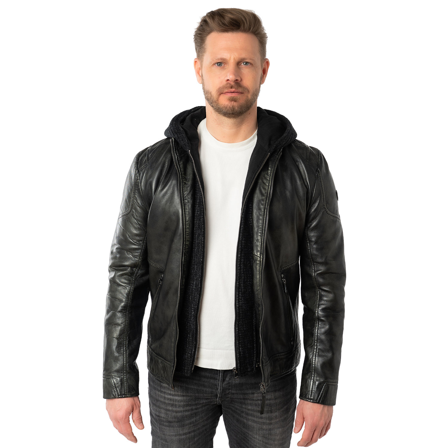 Geaca de Piele Barbati Mauritius Antracit Inchis MMCholly – Geci de Piele Geaca de Piele Barbati Mauritius Antracit Inchis MMCholly – Geci de Piele