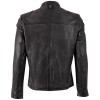 Geaca de Piele Barbati Mauritius Antracit Inchis MMChopa - readytowear