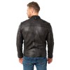 Geaca de Piele Barbati Mauritius Antracit Inchis MMChopa – Geci de Piele