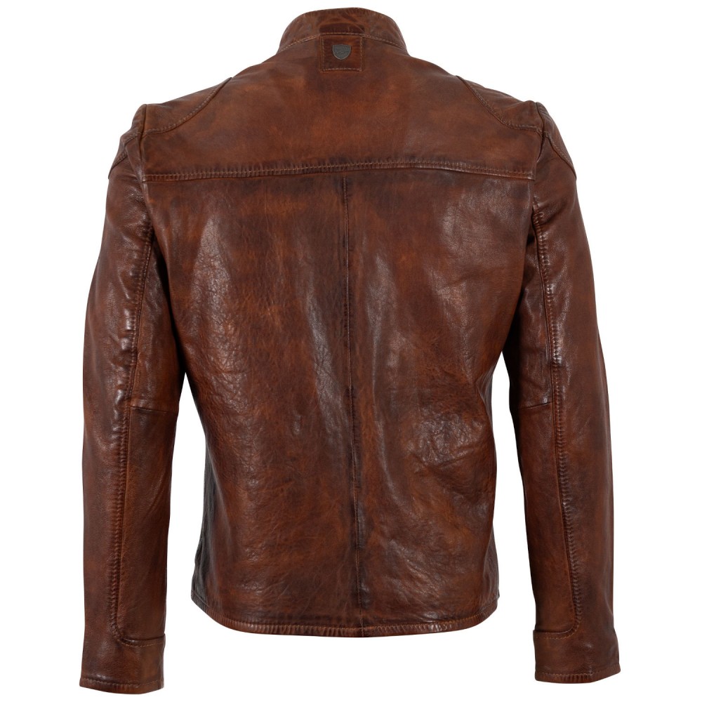 Geaca de Piele Barbati Mauritius Whiskey MMChopa - readytowear