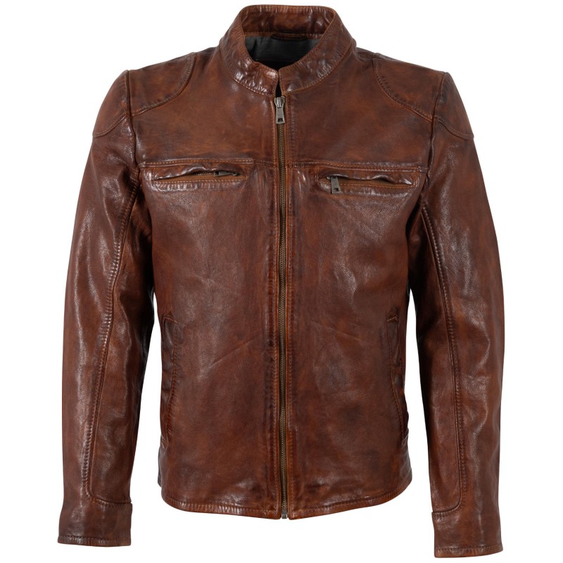 Geaca de Piele Barbati Mauritius Whiskey MMChopa – Geci de Piele