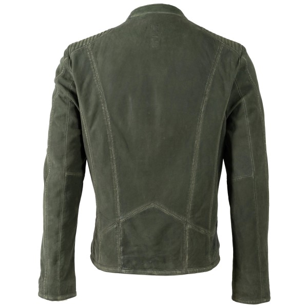 Geaca de Piele Barbati Mauritius Olive MMCiran