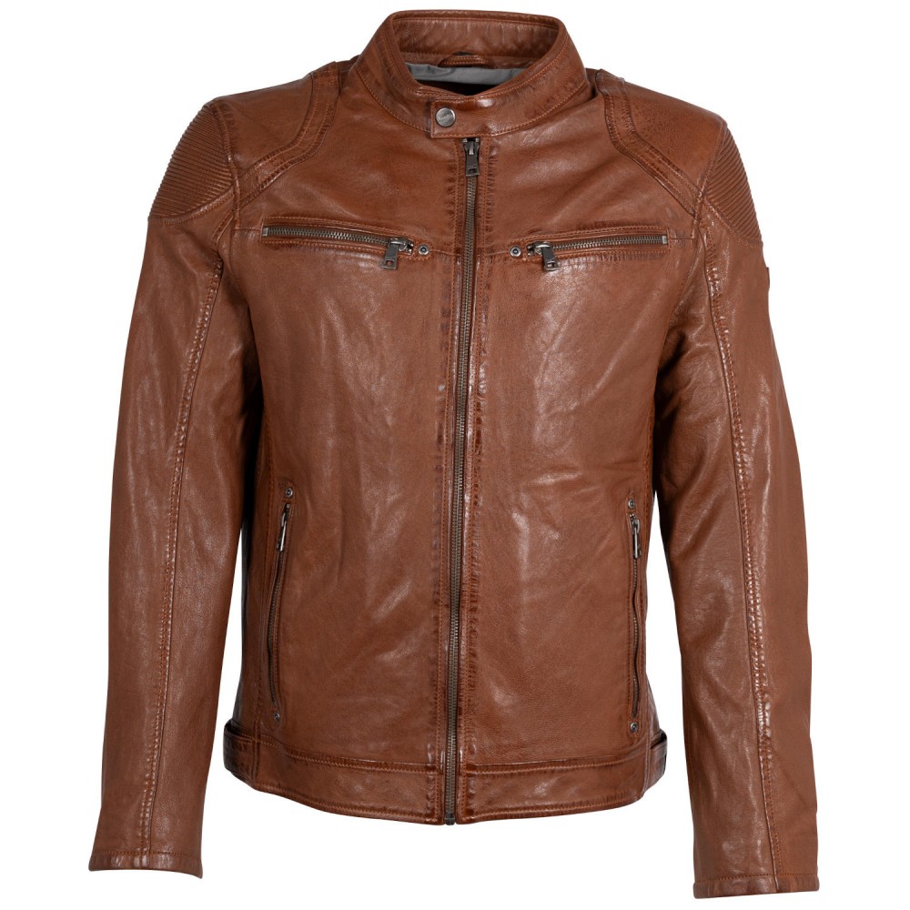 Geaca de Piele Barbati Mauritius Whiskey MMCollins - readytowear