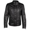 Geaca de Piele Barbati Mauritius Neagra MMCortney - readytowear.ro