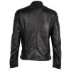 Geaca de Piele Barbati Mauritius Neagra MMCortney - readytowear.ro