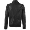 Geaca de Piele Barbati Mauritius Neagra MMCrovig - readytowear