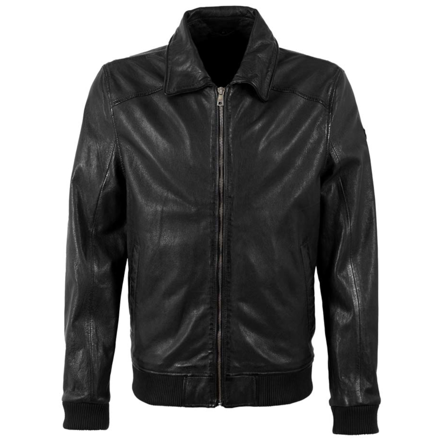 Geaca de Piele Barbati Mauritius Neagra MMCrovig – Black Friday Geaca de Piele Barbati Mauritius Neagra MMCrovig – Black Friday