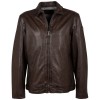 Geaca de Piele Barbati Mauritius Castanie MMCuno - readytowear.ro
