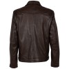 Geaca de Piele Barbati Mauritius Castanie MMCuno - readytowear.ro