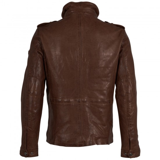 Geaca de Piele Barbati Mauritius Maro Deschis MMDaxter