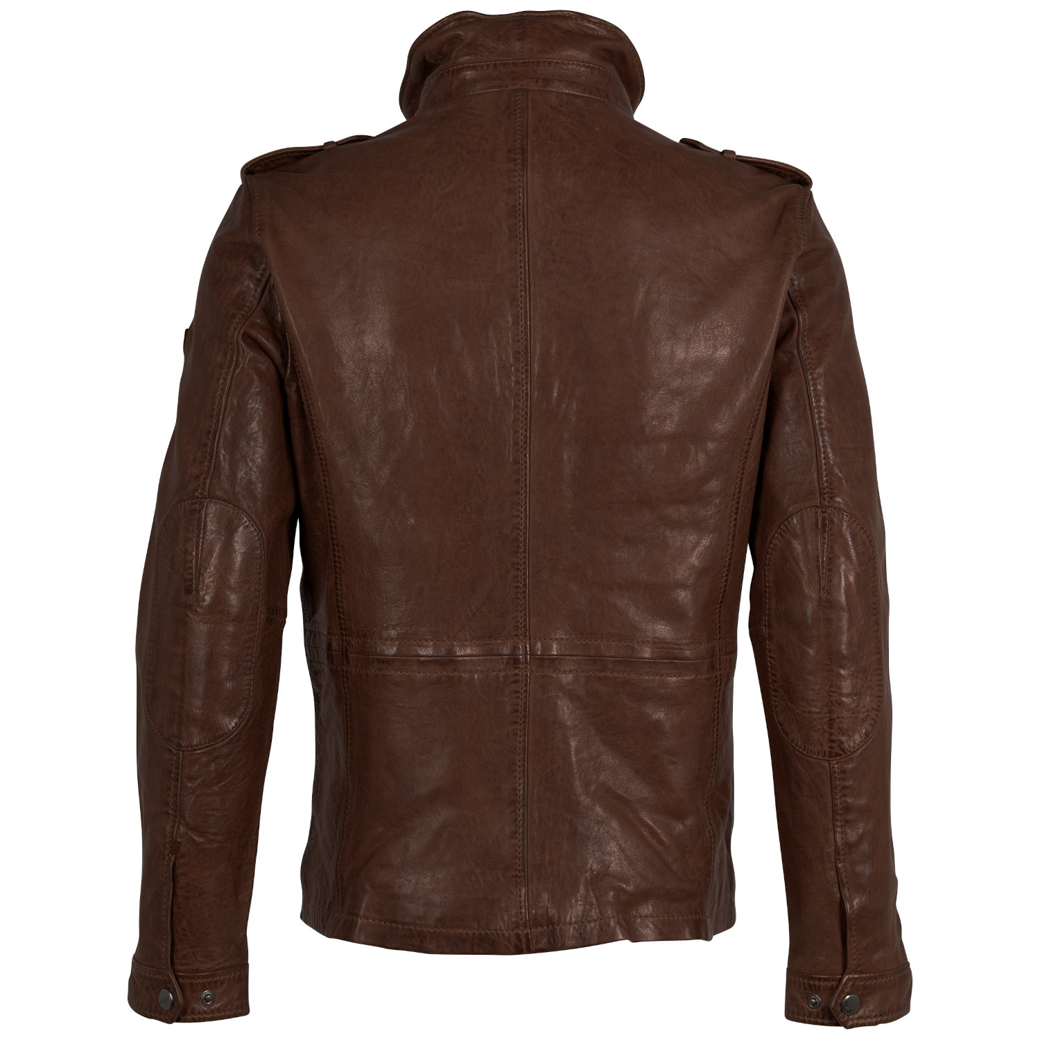 Geacă de piele bărbați Mauritius MMDaxter maro Geacă de piele naturală bărbați Mauritius MMDaxter maro cu buzunare cu clapă