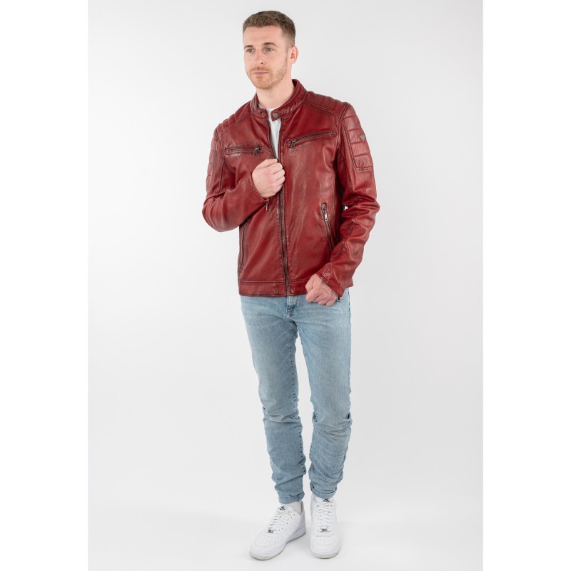 Geaca de Piele Barbati Mauritius Rosie MMDerry – Geci de Piele