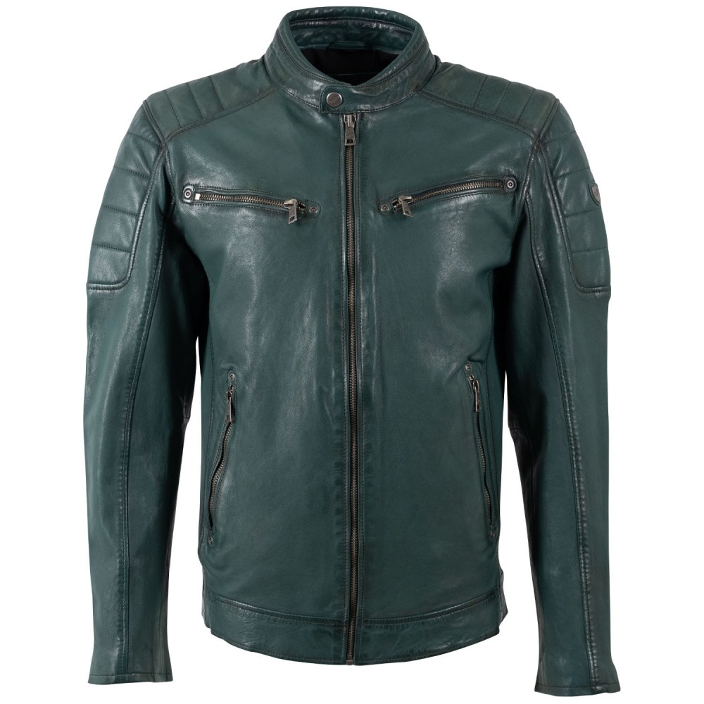 Geaca de Piele Barbati Mauritius Verde MMDerry
