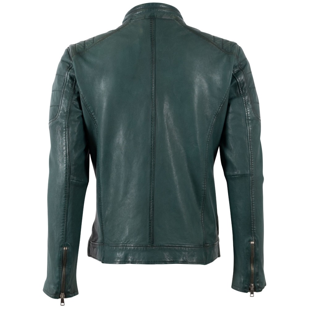 Geaca de Piele Barbati Mauritius Verde MMDerry