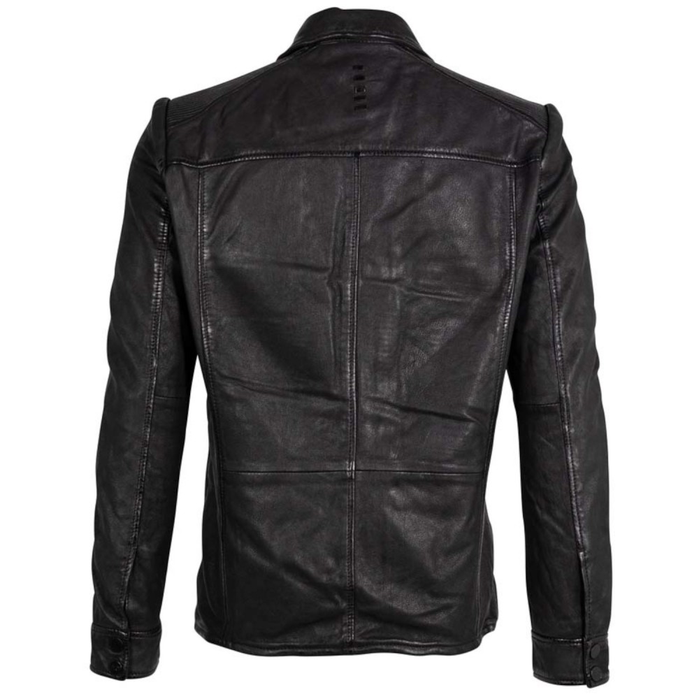 Camasa de Piele Barbati Mauritius Neagra MMDonn