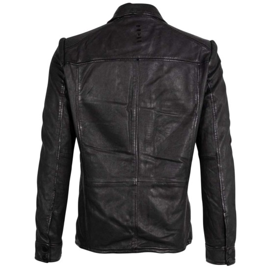 Camasa de Piele Barbati Mauritius Neagra MMDonn Camasa de Piele Barbati Mauritius Neagra MMDonn