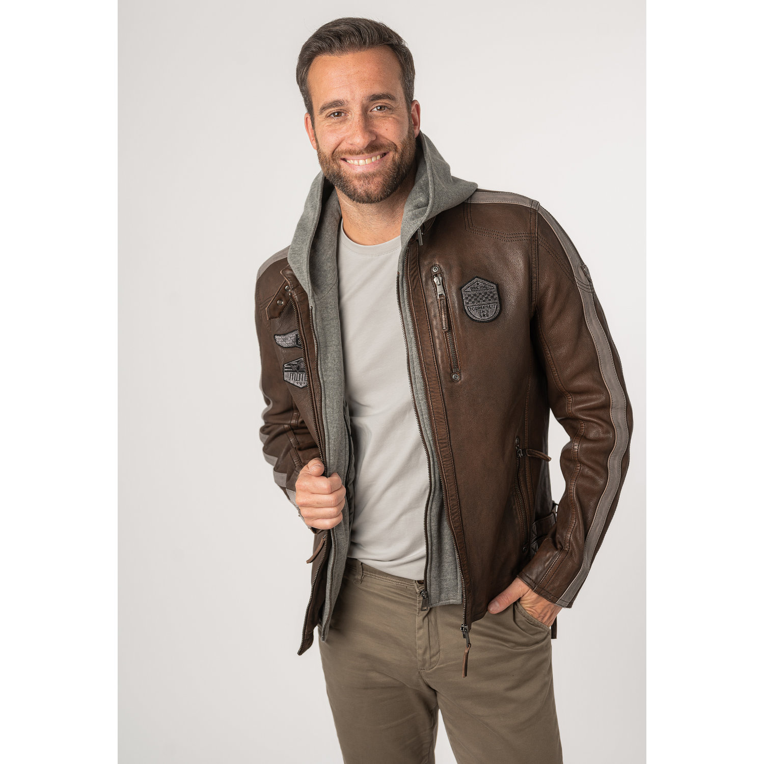 Geaca de Piele Barbati Mauritius Maro MMFastness – Geci de Piele