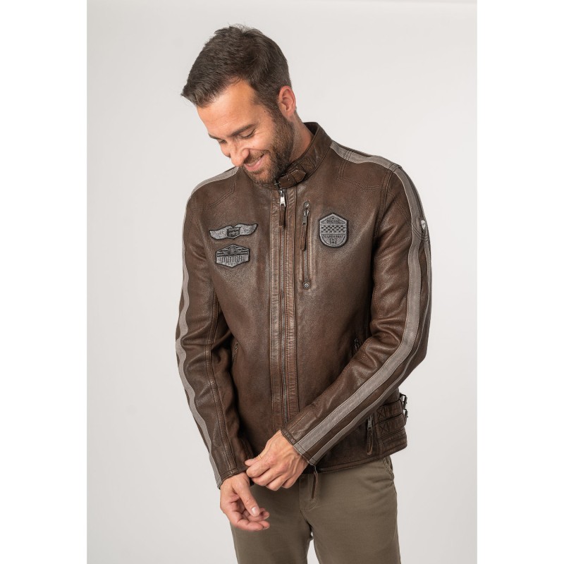 Geaca de Piele Barbati Mauritius Maro MMFastness – Geci de Piele