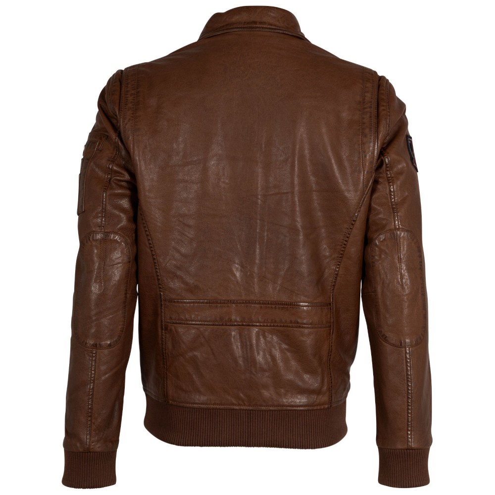 Geaca de Piele Barbati Mauritius Whiskey MMFraser - readytowear