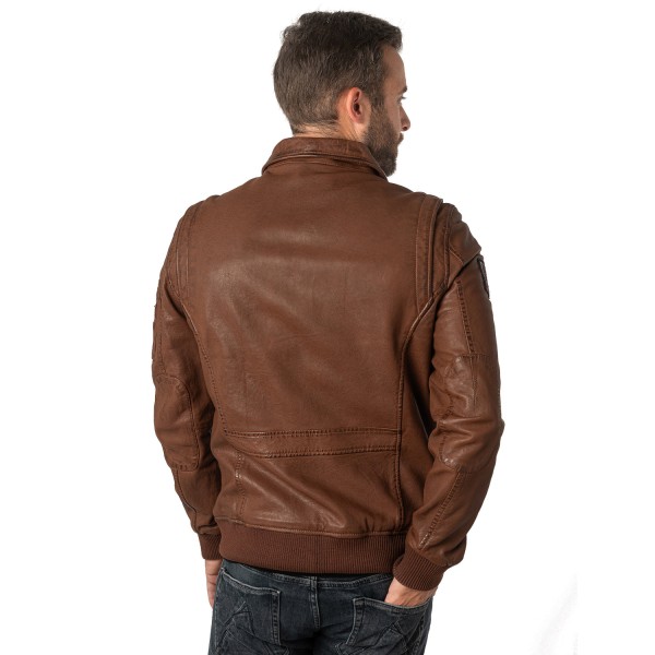 Geaca de Piele Barbati Mauritius Whiskey MMFraser