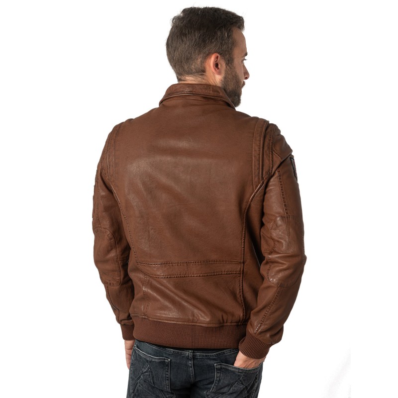 Geaca de Piele Barbati Mauritius Whiskey MMFraser – Geci de Piele