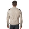 Geaca de Piele Barbati Mauritius Alb Murdar MMFurious - readytowear.ro