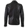 geaca piele barbati mauritius neagra mmgaines slim fit Geacă de piele neagră bărbați Mauritius MMGaines Slim Fit din piele naturală