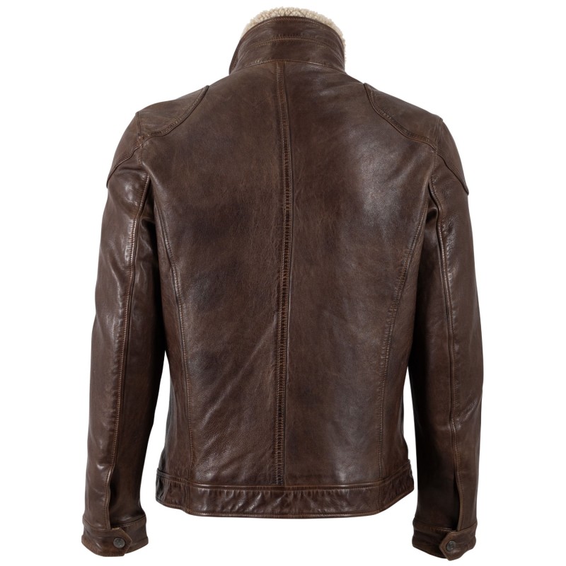 Geaca de Piele Barbati Mauritius Maro MMGarreck – Black Friday