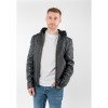 Geaca de Piele Barbati Mauritius Antracit MMHiran