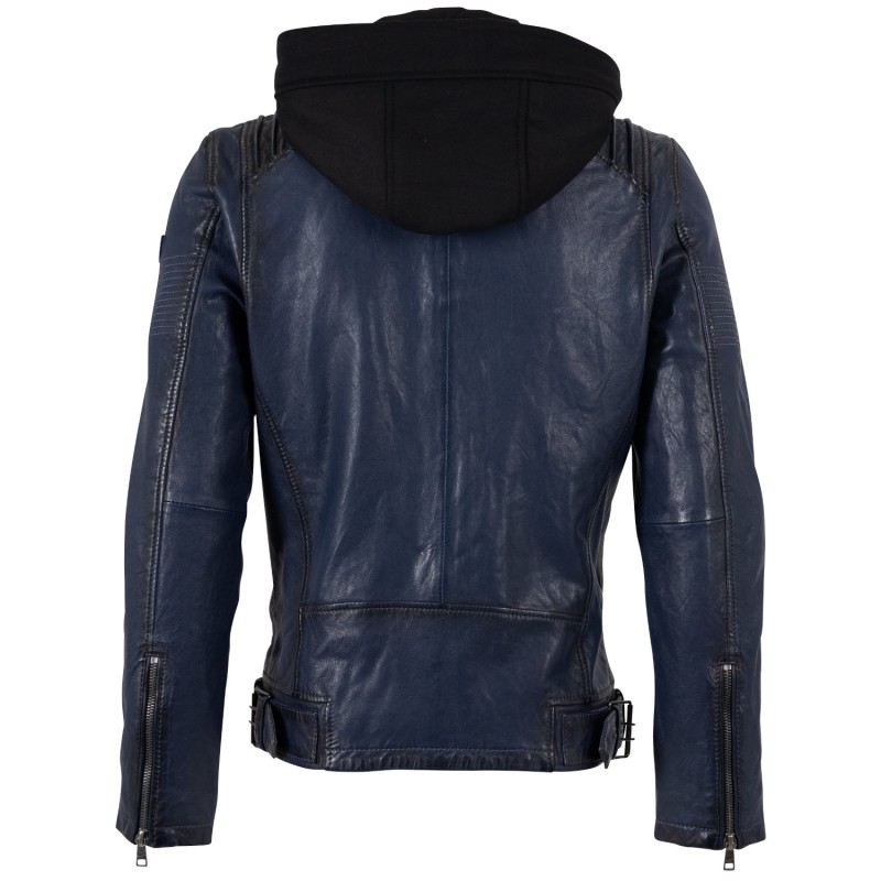 Geaca de Piele Barbati Mauritius Bleumarin MMHiran – Geci de Piele Geaca de Piele Barbati Mauritius Bleumarin MMHiran – Geci de Piele