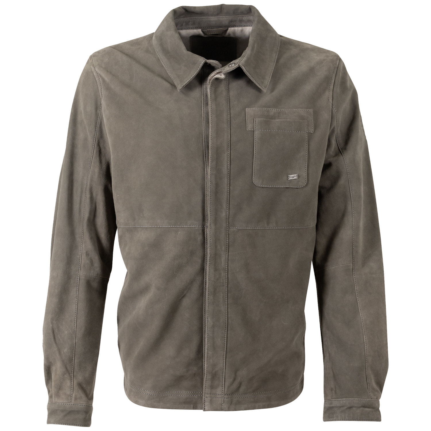 Mauritius MMJardon - Camasa de piele barbati olive deschis stil smart casual Camasa de piele barbati Mauritius MMJardon olive deschis regular fit buzunar piept