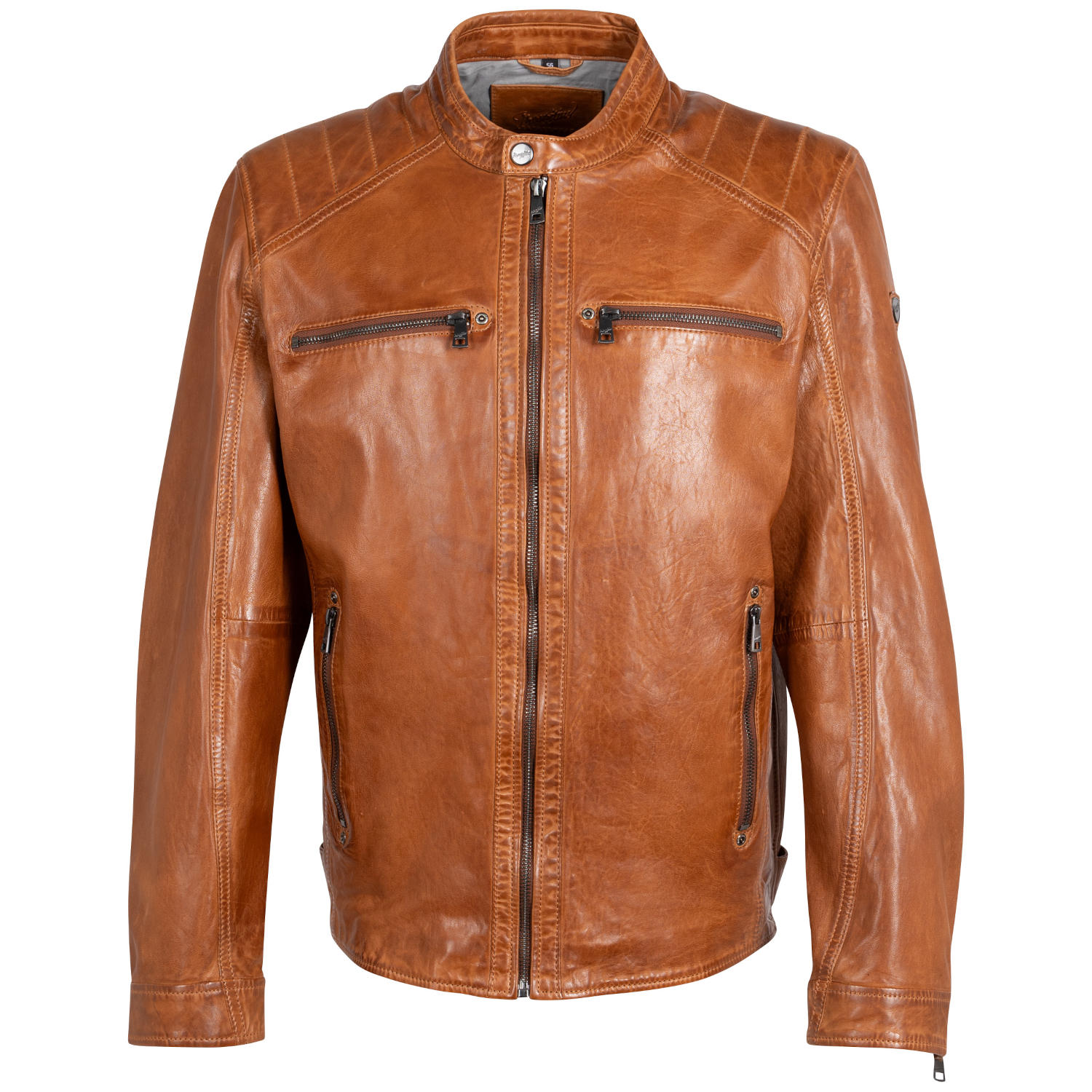 Geaca de Piele Barbati Mauritius Coniac MMJarek – Geci de Piele Geaca de Piele Barbati Mauritius Coniac MMJarek – Geci de Piele