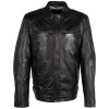 Geaca de Piele Barbati Mauritius Neagra MMJarek - readytowear.ro