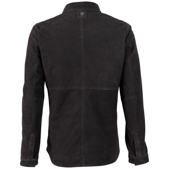 Camasa de Piele Barbati Mauritius Antracit Inchis MMJarom