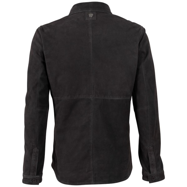 Camasa de Piele Barbati Mauritius Antracit Inchis MMJarom