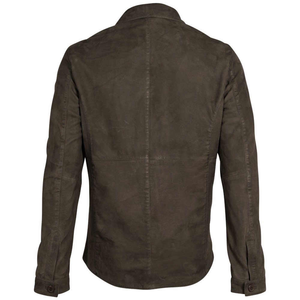 Camasa de Piele Barbati Mauritius Verde Inchis MMJemmo - readytowear