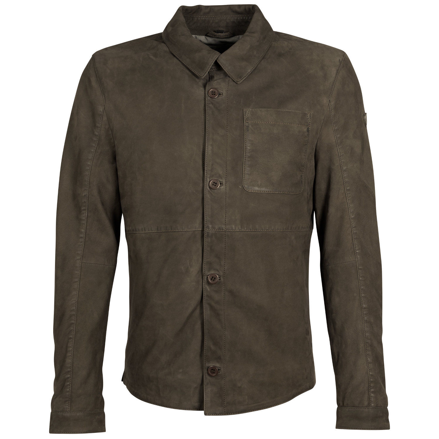 Camasa de Piele Barbati Mauritius Verde Inchis MMJemmo – Camasi din Piele