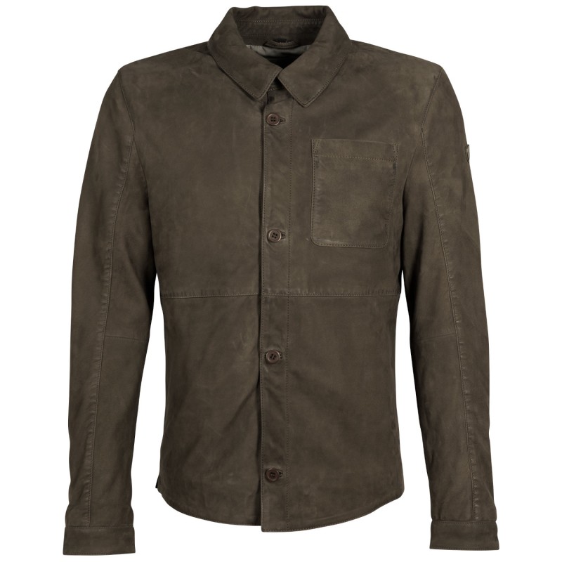 Camasa de Piele Barbati Mauritius Verde Inchis MMJemmo – Camasi din Piele