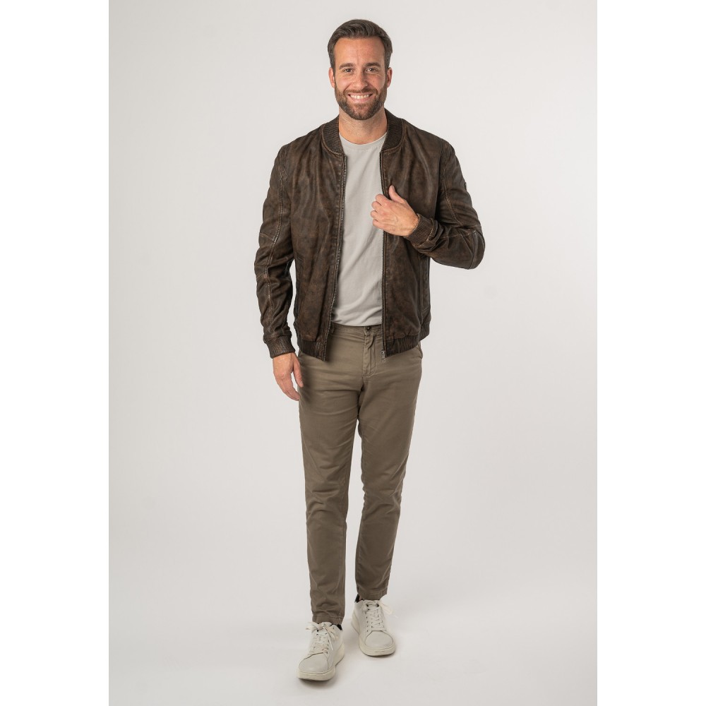 Geaca de Piele Barbati Mauritius Maro MMJerros - readytowear