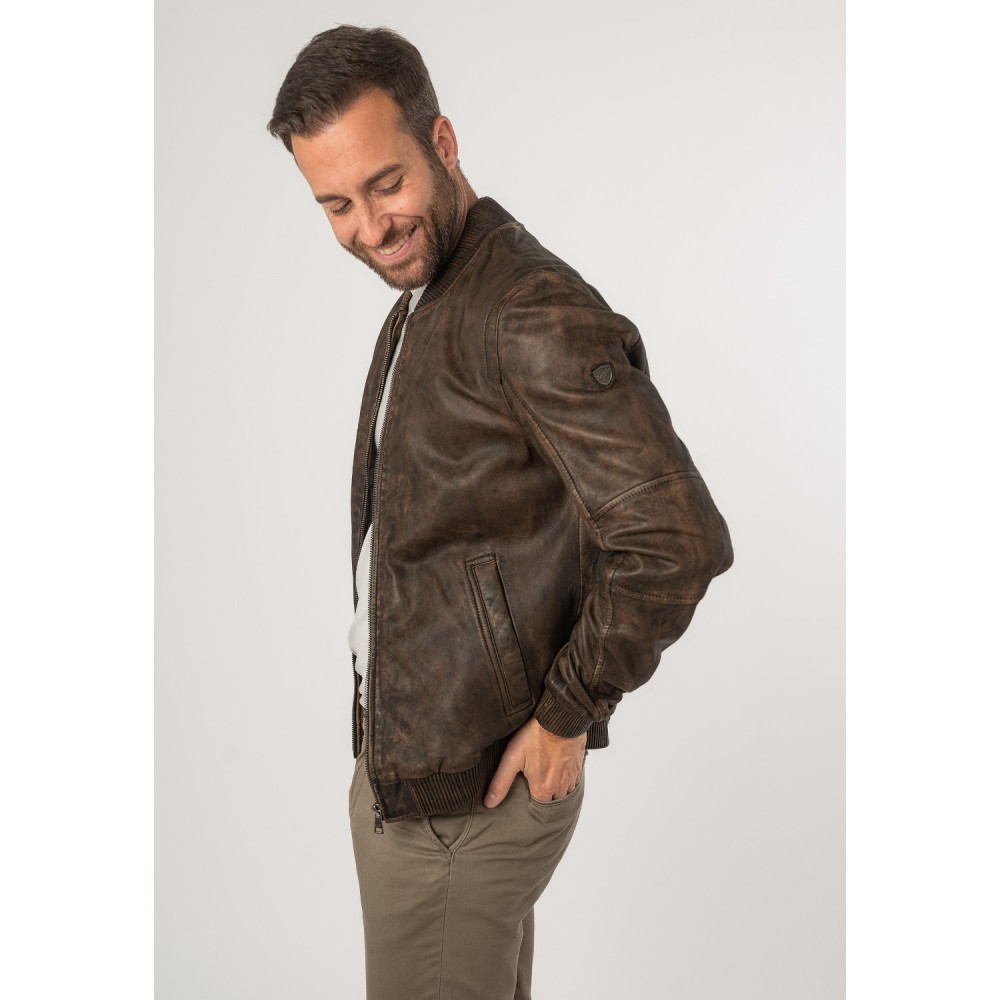 Geaca de Piele Barbati Mauritius Maro MMJerros - readytowear