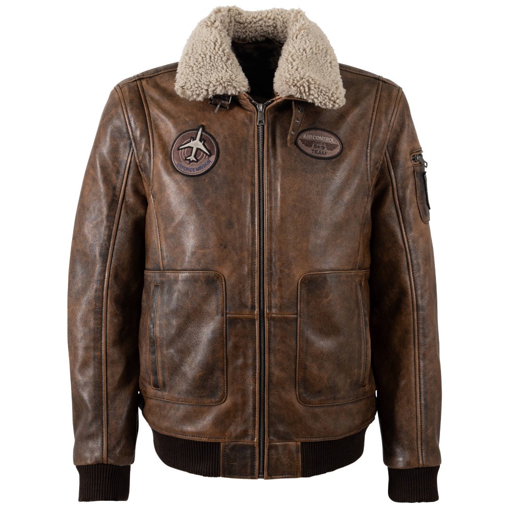 Geaca de Piele Barbati Mauritius Maro MMJolvin - readytowear