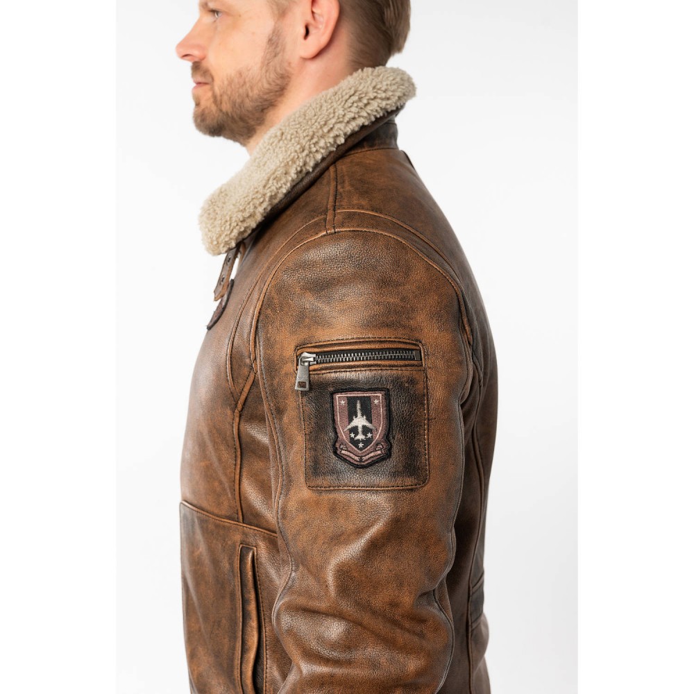 Geaca de Piele Barbati Mauritius Maro MMJolvin - readytowear