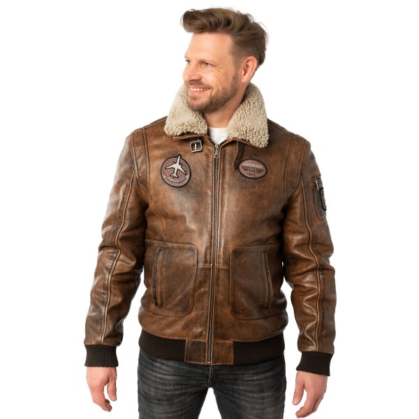 Geaca de Piele Barbati Mauritius Maro MMJolvin