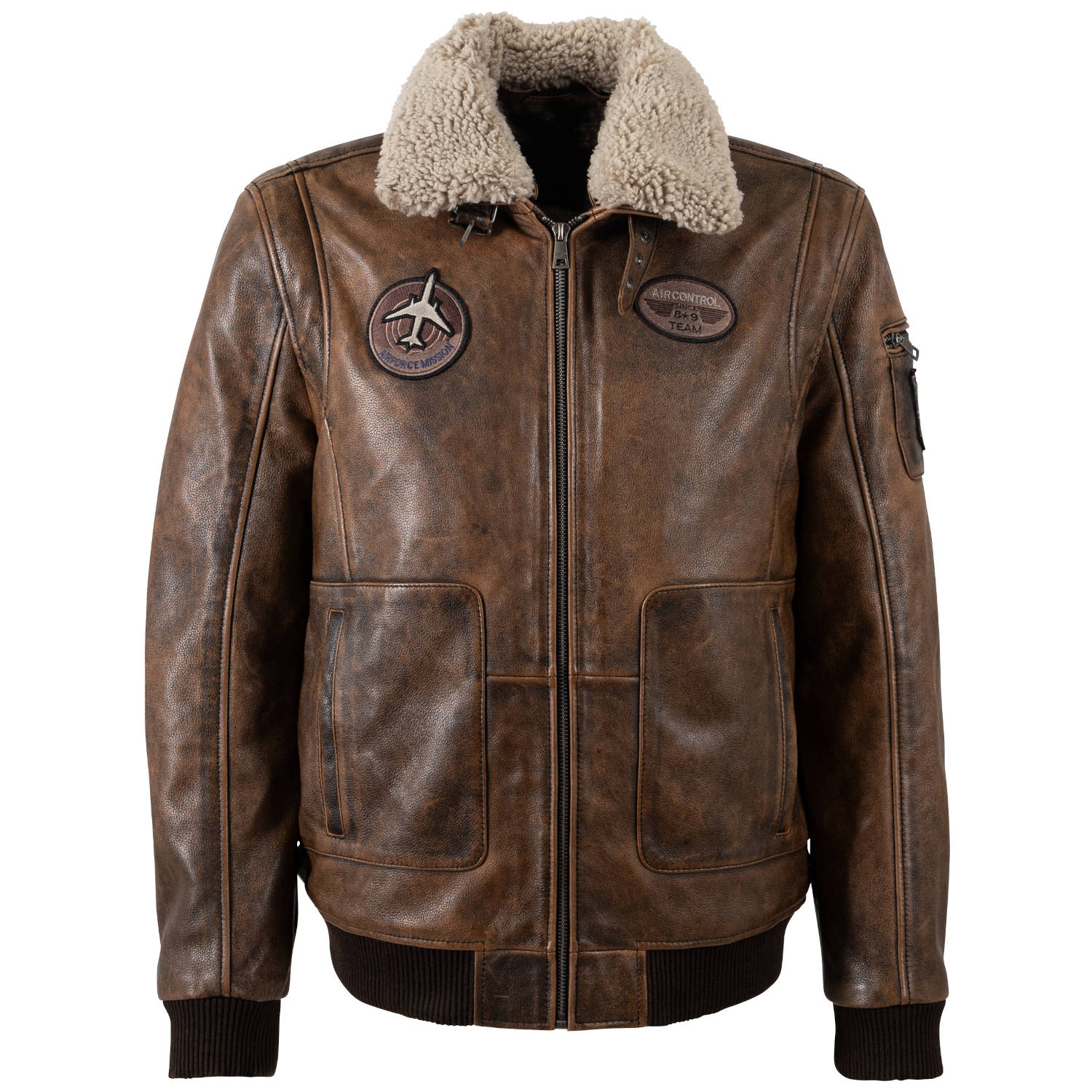 Geaca de Piele Barbati Mauritius Maro MMJolvin – STOC