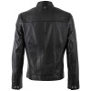 geacă piele bărbați Mauritius MMJork neagră regular fit biker