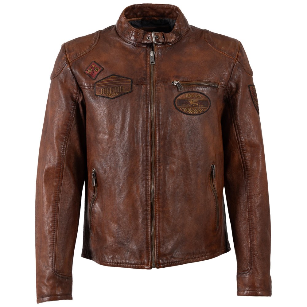 Geaca de Piele Barbati Mauritius Whiskey MMKendrik - readytowear