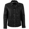Geaca de Piele Barbati Mauritius Neagra MMKiuby - readytowear