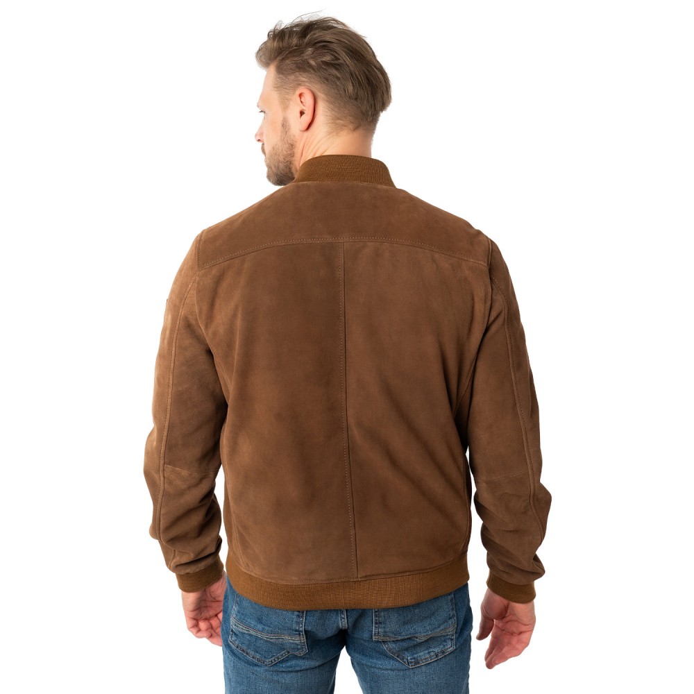 Geaca de Piele Barbati Mauritius Maro Deschis MMKolmo - readytowear